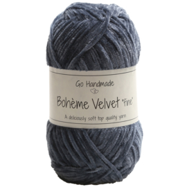 Go Handmade Bohème Velvet Fine -Blue- 17612