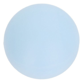 Opry Siliconen kralen 5 stuks 10mm kleur 258 Lichtblauw
