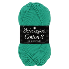 Cotton 8 Scheepjes 723 Smaragdgroen