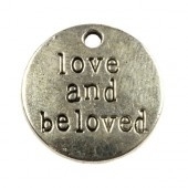 Bedel met tekst: "Love and beloved"