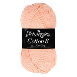 Cotton 8 Scheepjes 715 Zacht oranje