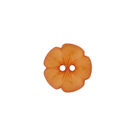 Bloemknoopje met bladnerf -11mm - Oranje