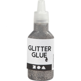 Glitterlijm -  Grey Zilver