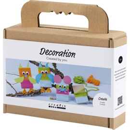 Mini Hobbyset Decoratie Muizen en uilen