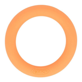 Opry siliconen bijtring 65mm kleur 704 Zacht oranje 
