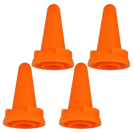 Clover Jumbo naaldpunt beschermers oranje - 1x4st