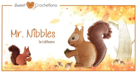 Haakpakket voor Mr. Nibbles de Eekhoorn Camel versie van Antoinette Crochet (patroon apart bestellen)