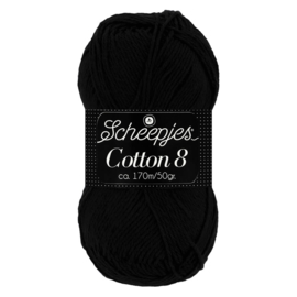 Cotton 8 Scheepjes 515 Zwart