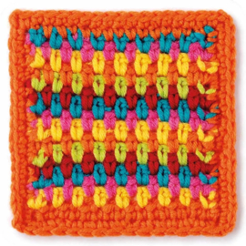 Mix & Match granny squares - haaksteken - C. Montgomerie
