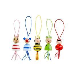 Houten cadeau labels - Konijn