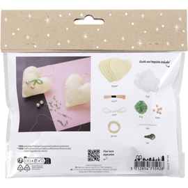 Mini hobbyset naaien - Harten