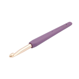 KnitPro Vybe Haaknaald aluminium 8,00mm roségoud