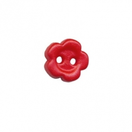 Bloemknoopje  10 mm Rood