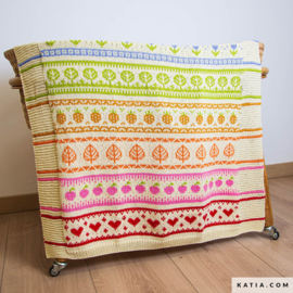 Rainbow Garden KAL 2026 Kit – Katia Fair Cotton - S1 Warme tinten