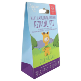 Anchor Mini amigurumi haak kit - sleutelhanger Giraf
