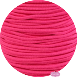 Koordelastiek 3mm Fuchsia