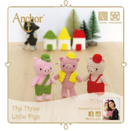 Anchor Amigurumi haakpakket - Three Pigs