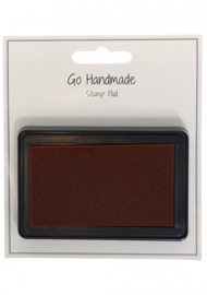 Go Handmade Inktkussen Brown