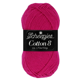 Cotton 8 Scheepjes 720 Donkerfuchsia