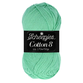 Cotton 8 Scheepjes 664 Zacht groen