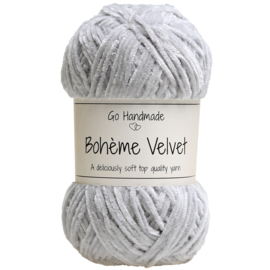 Go Handmade Bohème Velvet Fine - Light Grey- 17601
