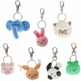 Ricorumi haakset "Sleutelhangers – Chingu Animals"