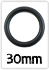 Ring Zwart nylon 30mm