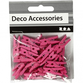 Kleine wasknijpers Deco Fuchsia