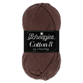 Cotton 8 Scheepjes 657 Bruin