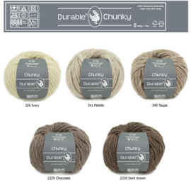 Durable Chunky 340 Taupe