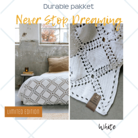 Durable Never Stop Dreaming pakket - witte uitvoering