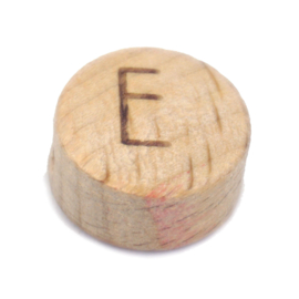 Durable houten letterkraal E
