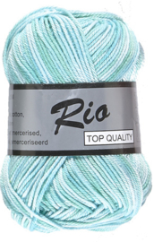 Lammy Yarns Rio katoen multi kleur 628 icetinten mengeling