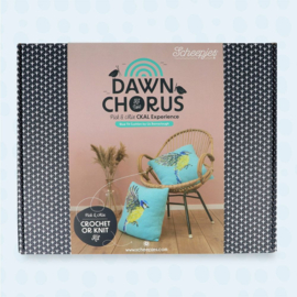 Kit 2: Dawn Chorus CKAL de Blue Tit Cushion door Liz Barraclough