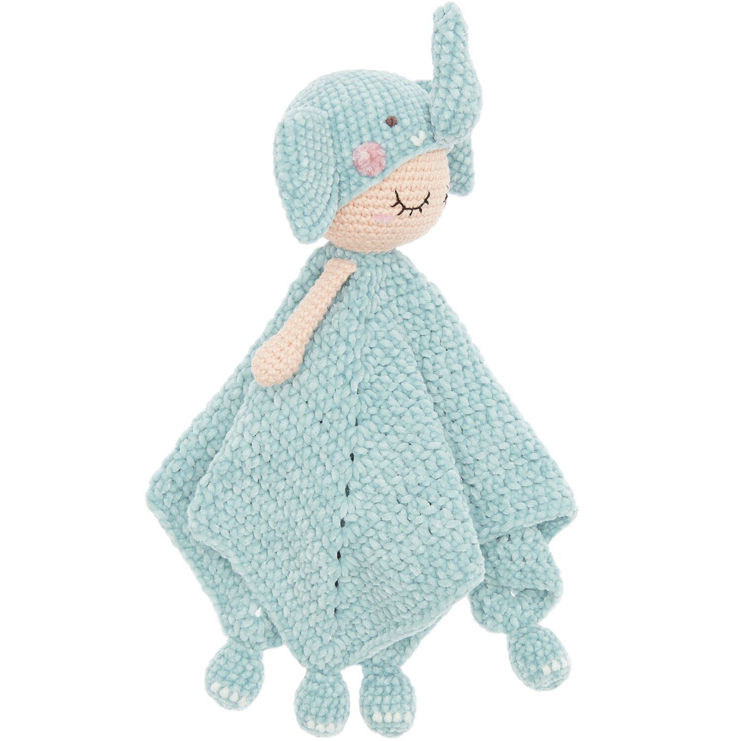 Haakset Ricorumi babydeken knuffel Olifant