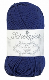 Scheepjes Linen Soft 611 Cobaltblauw