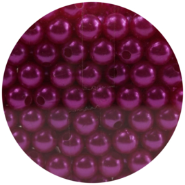 30 Parelkralen acryl Pink- 8mm