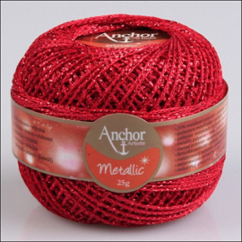 Anchor Artiste metallic Rood nr 318