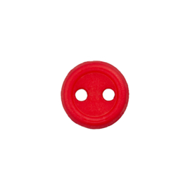 Klein rond knoopje met 2 gaatjes  - 6 mm  keuze kleur