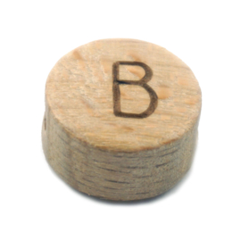 Durable houten letterkraal B