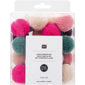 Pompom  -  Verschillende maten en kleuren Pompoms