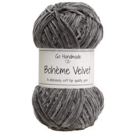 Go Handmade Bohème Velvet Fine - Dark grey- 17605
