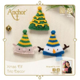 Anchor X-mas Elf trio decor