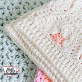 Babydekentje Hexagon eigen kleurkeuze  met gratis patroon!