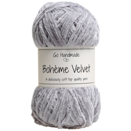 Go Handmade Bohème Velvet Fine - Grey- 17604