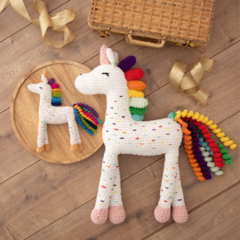 Garenpakket voor Sparkle the Unicorn Scheepjes Yarn patroon nr 61