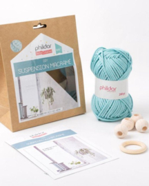 Phildar kit voor Plantenhanger - Aqua