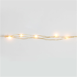 LED lichtslinger, l: 3,15m, goud