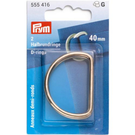 Prym D-ring 40mm - New Gold