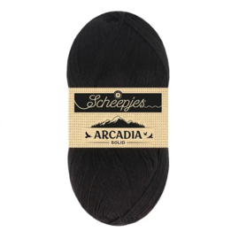 Scheepjes Arcadia Siolid 816 Midnight - Zwart